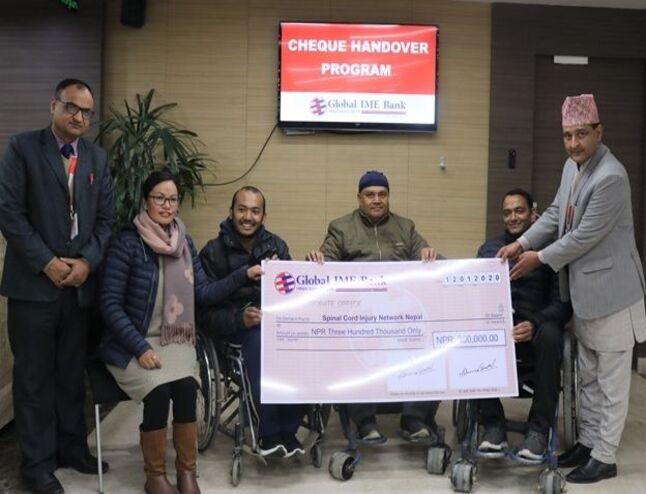 Financial Support to Spinal Cord Injury Network Nepal