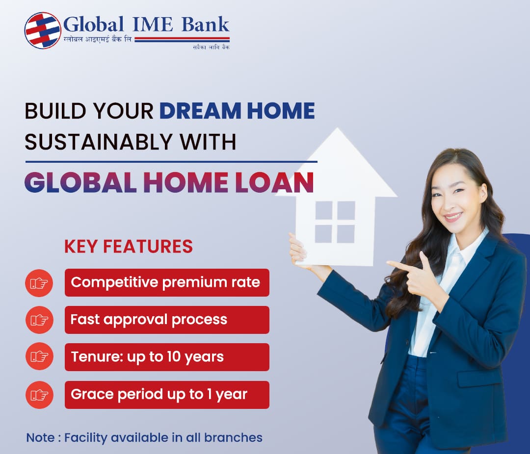 Global IME home loan offer with key features