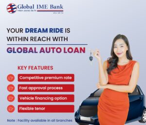 Global IME auto loan offer with key features