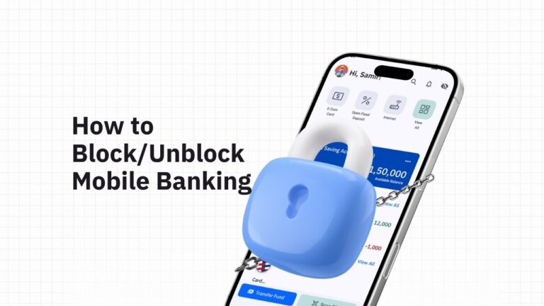 block unblock mobile banking global smart plus