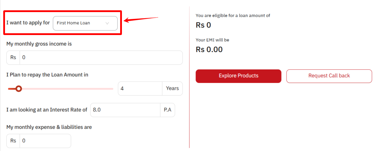 eligiblity screenshot