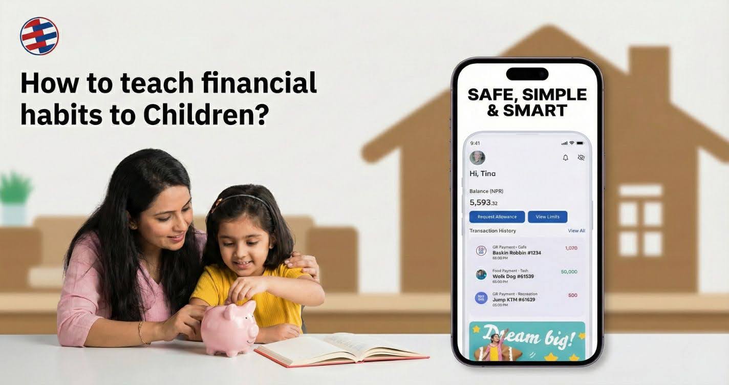 Parents teaching kids about money management