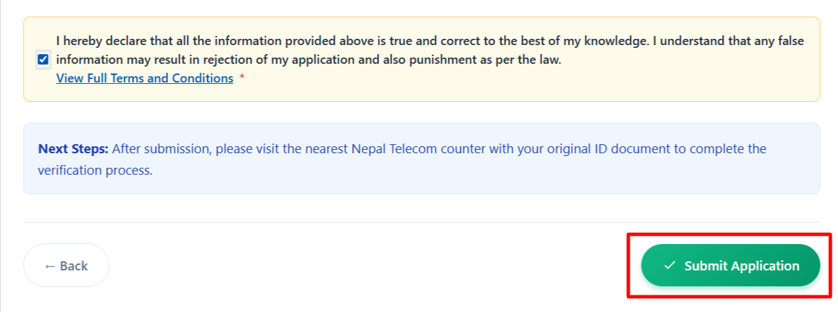 How to Transfer NTC SIM Ownership Online in Nepal image 4